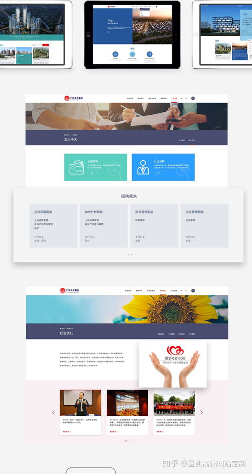 集团网站建设 广东中天集团案例分享